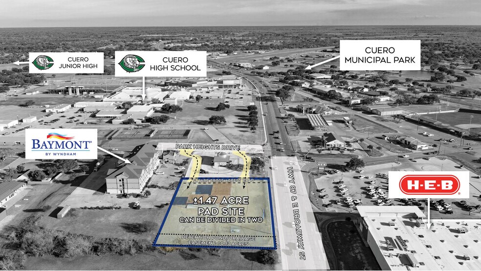 More Photos Of E Broadway St @ Park heights dr., Cuero Land For Sale