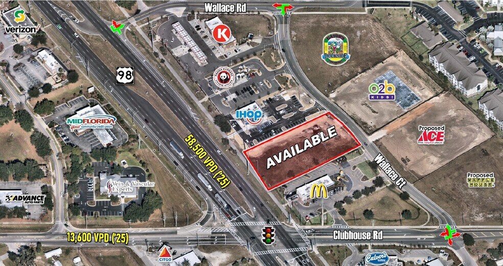 More Photos Of NEQ US 98 & Clubhouse Rd, Lakeland Land For Lease