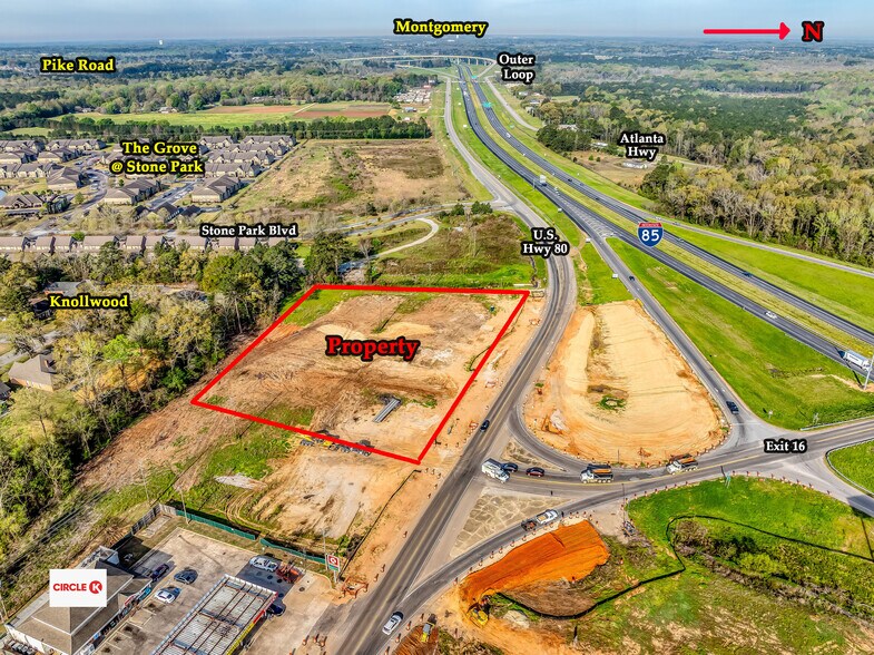Primary Photo Of Waugh Station - U.S. Hwy 80, Pike Road, Pike Road Land For Lease