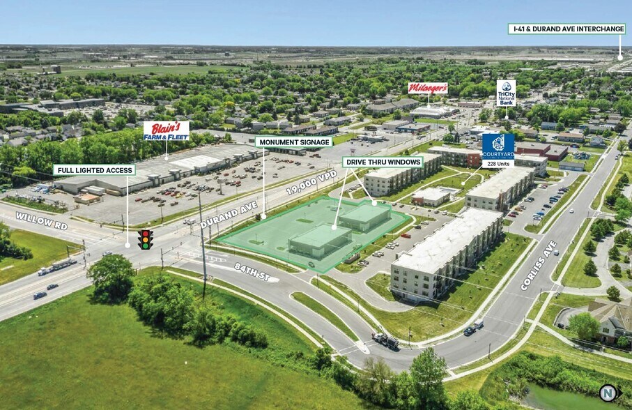 More Photos Of 2932 84th St, Sturtevant General Retail For Lease
