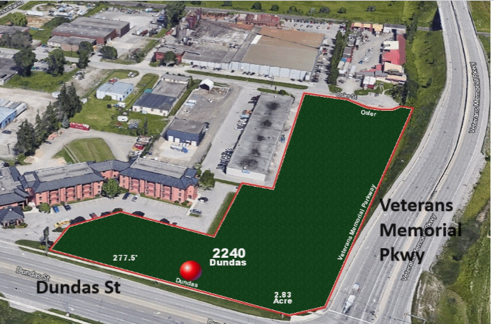 Primary Photo Of 2240 Dundas St, London Land For Sale