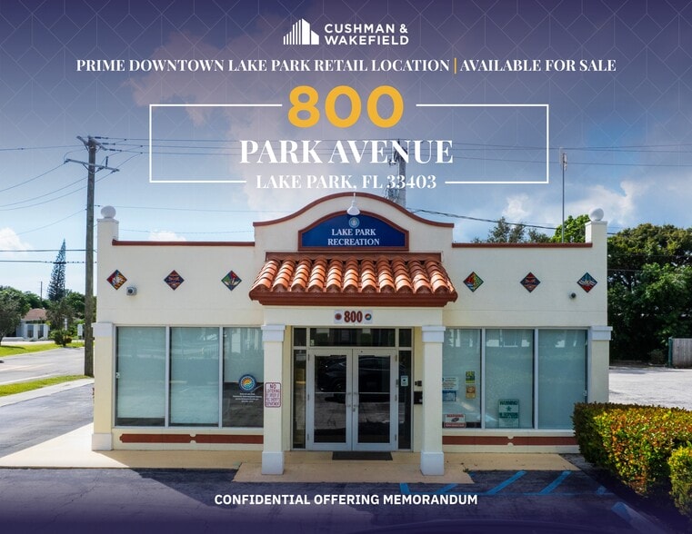 Primary Photo Of 800 Park Ave, West Palm Beach Storefront Retail Office For Sale