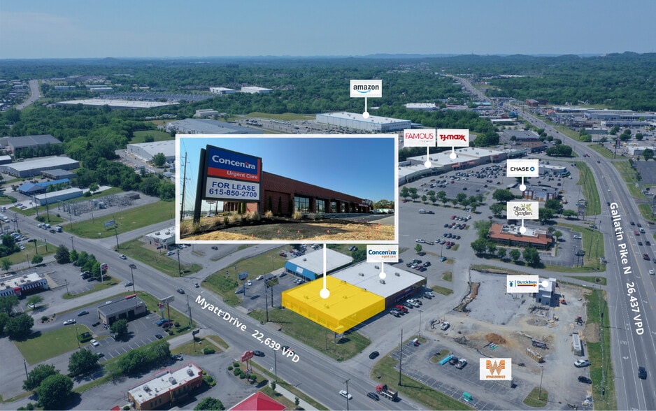 More Photos Of 1717 Gallatin Pike N, Madison Freestanding For Lease