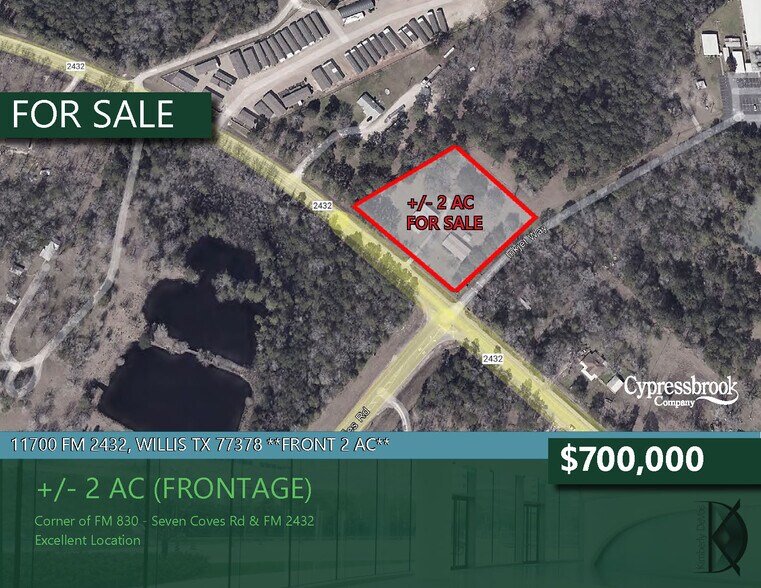 Primary Photo Of 11700 FM 2432 Rd, Willis Land For Sale