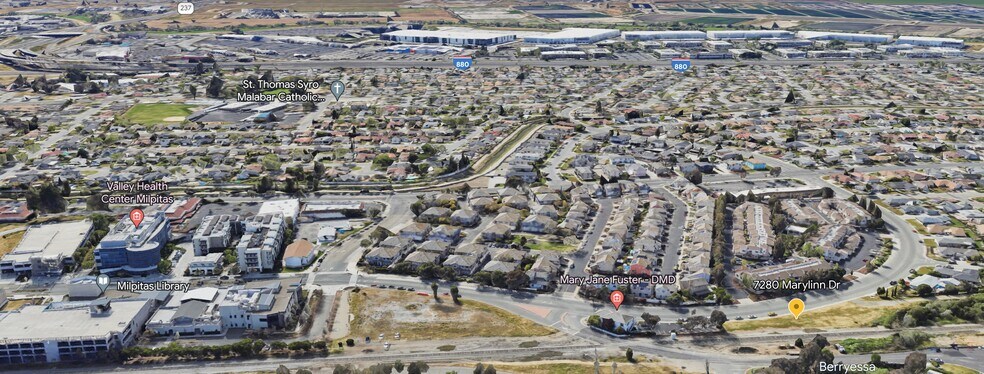 More Photos Of 7280 Marylinn Dr, Milpitas Land For Sale
