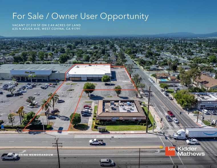 Primary Photo Of 635 N Azusa Ave, West Covina Freestanding For Sale