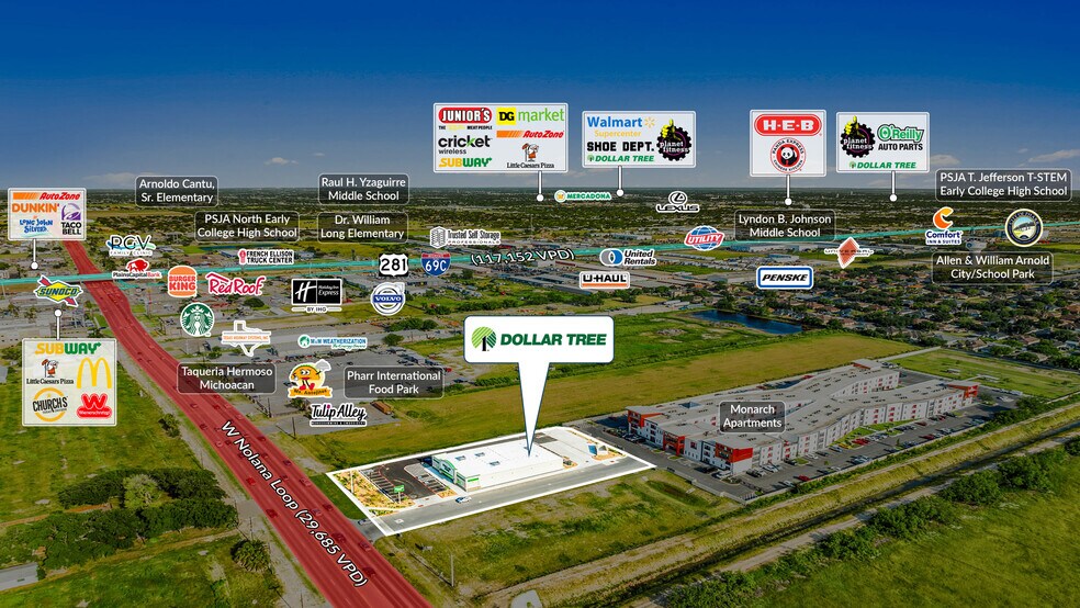 More Photos Of 701 W Nolana Loop, Pharr Department Store For Sale