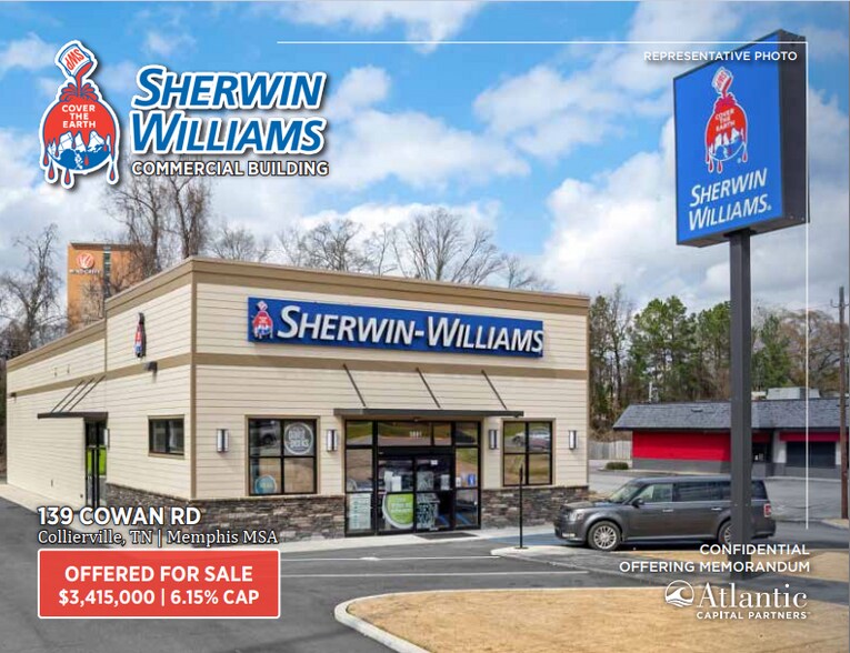 Primary Photo Of 139 Cowan Rd, Collierville Storefront For Sale