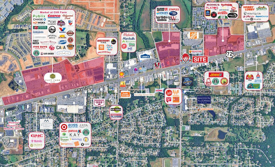 More Photos Of 7782 Us-72 Hwy, Madison Fast Food For Sale