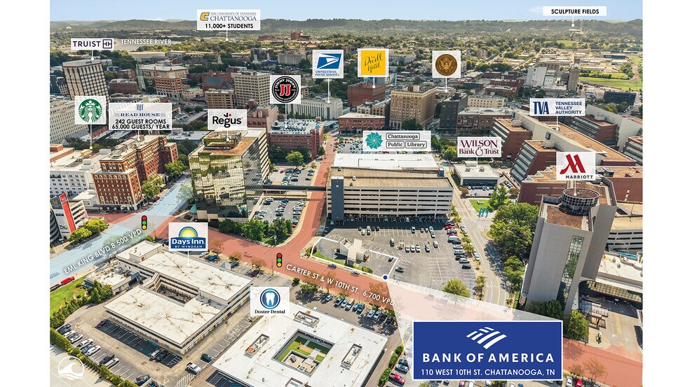 More Photos Of 110 W 10th St, Chattanooga Bank For Sale