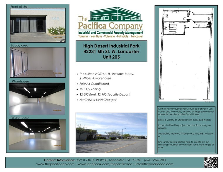 More Photos Of 42231 6th St W, Lancaster Warehouse For Lease