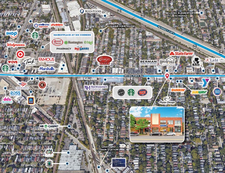 More Photos Of 4323 W Irving Park Rd, Chicago Storefront Retail Office For Sale