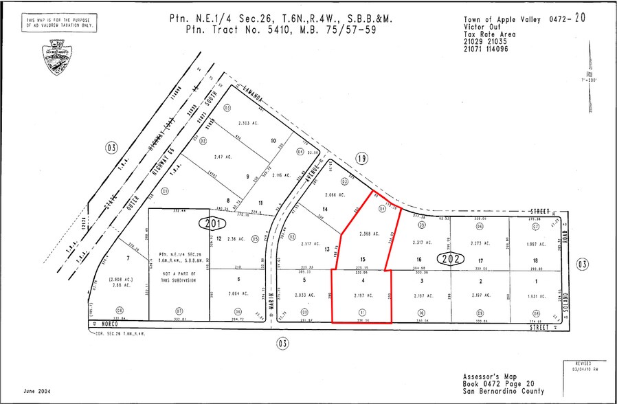 More Photos Of 260821 Norco St, Apple Valley Land For Sale