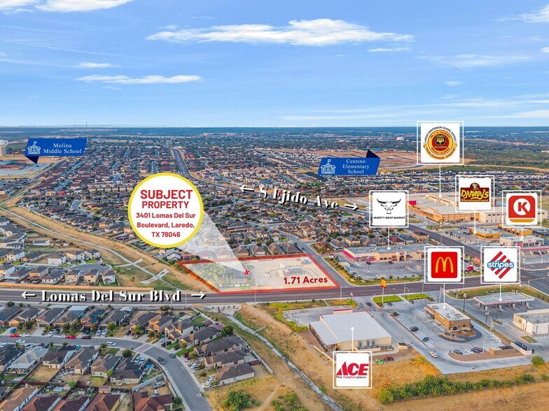 Primary Photo Of 3401 Lomas del Sur Blvd, Laredo Land For Sale