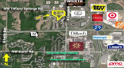 Primary Photo Of N Congress Ave @ NW Tiffany Springs, Kansas City Land For Sale