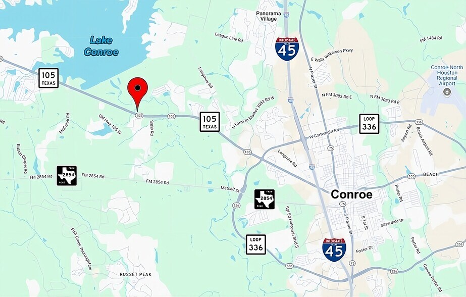 More Photos Of 12824 Highway 105 W, Conroe Land For Sale