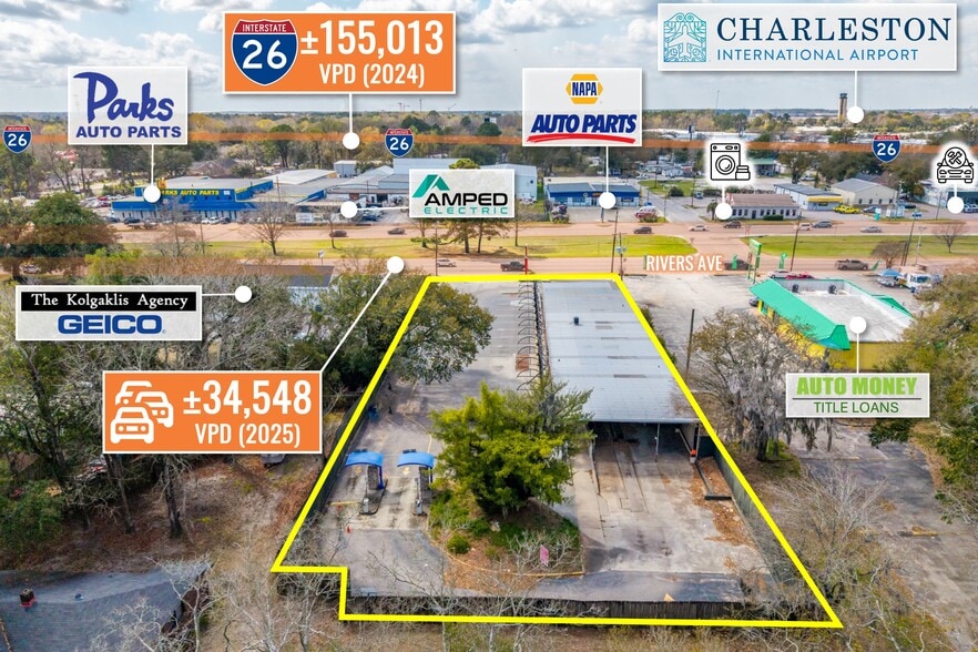 More Photos Of 5506 Rivers Ave, Charleston Carwash For Sale