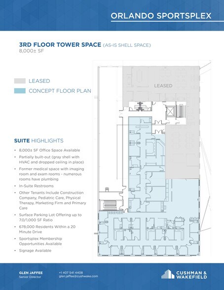 More Photos Of 8701 Maitland Summit Blvd, Orlando Health Club For Lease
