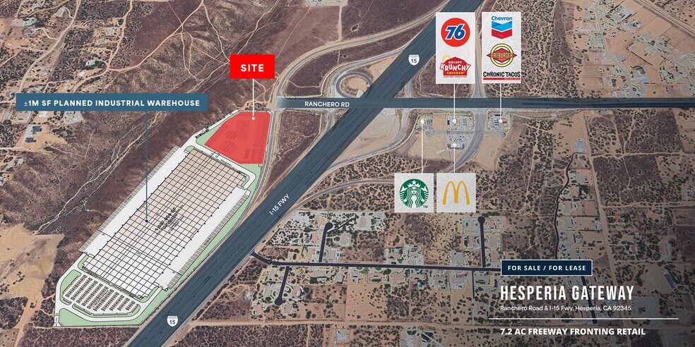 Primary Photo Of Ranchero Road & I-15 Fwy, Hesperia Land For Sale