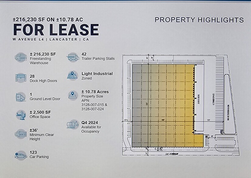 Primary Photo Of 360 W Avenue L4, Lancaster Distribution For Lease