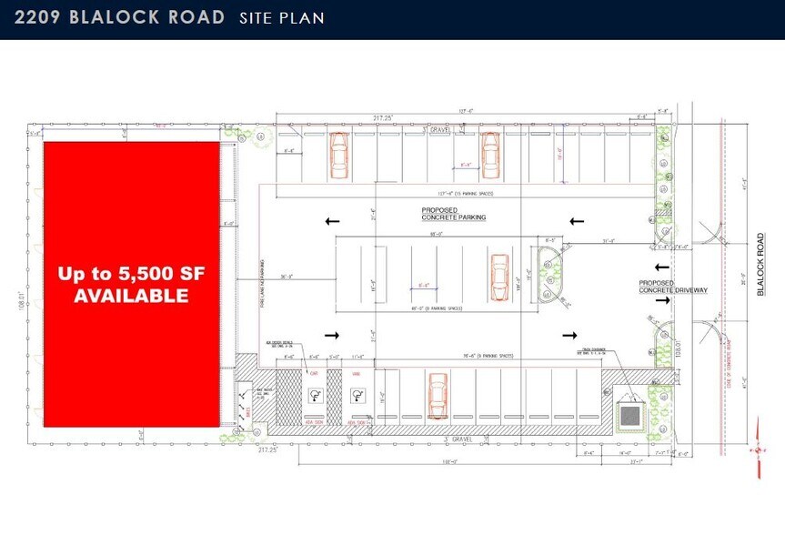 More Photos Of 2209 Blalock Rd, Houston Freestanding For Lease