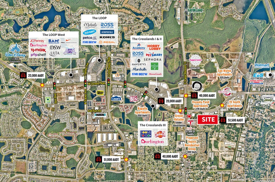 More Photos Of Sec Of Osceola Parkway & Orange Blossom Trl, Kissimmee Land For Lease
