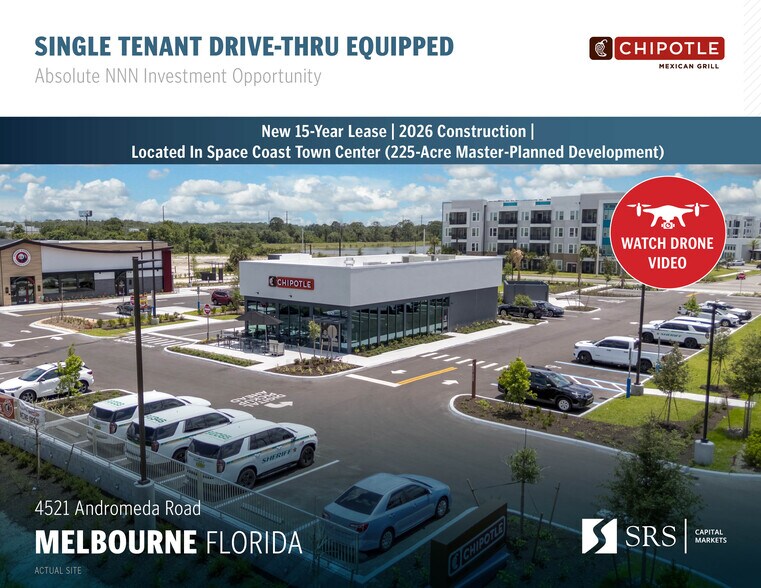 Primary Photo Of 4521 Andromeda Rd, West Melbourne Fast Food For Sale