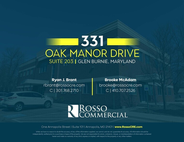 More Photos Of 331 Oak Manor Dr, Glen Burnie Medical For Lease