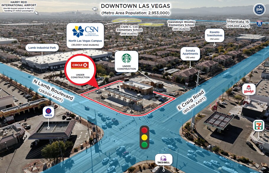 More Photos Of E Craig Rd & N Lamb blvd, North Las Vegas Convenience Store For Sale