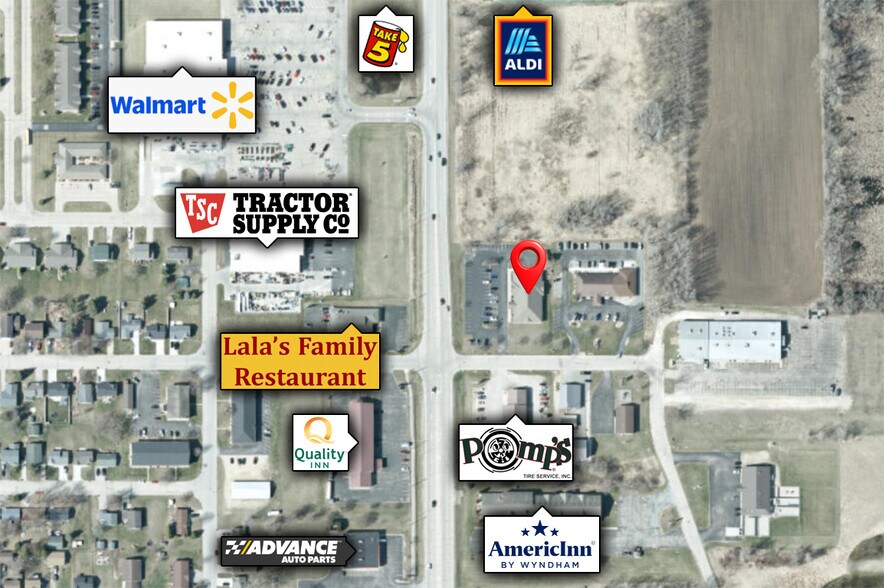 More Photos Of 1620 N Shawano St, New London Medical For Lease