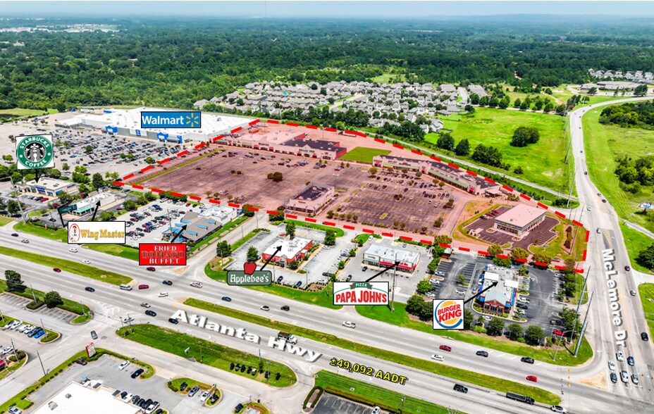 Primary Photo Of 6495-6549 Atlanta Hwy, Montgomery Unknown For Lease