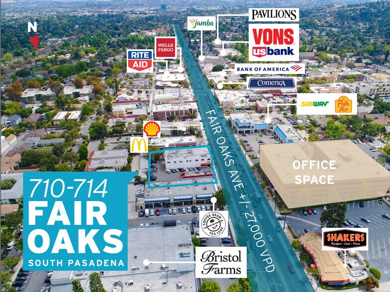 More Photos Of 712-714 Fair Oaks Ave, South Pasadena Office For Sale