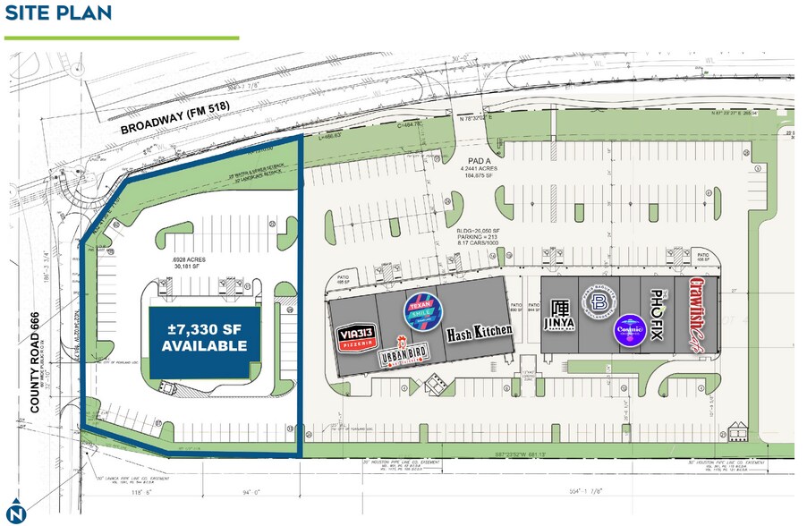 More Photos Of 9260 Broadway St, Pearland General Retail For Lease