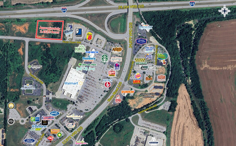 More Photos Of Interstate 64 @ Pacer Court, Corydon Land For Lease