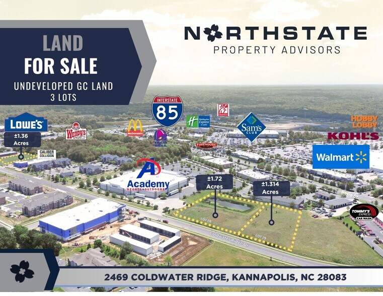 More Photos Of Coldwater Ridge Dr @ Old Earnhardt Rd, Kannapolis Land For Sale
