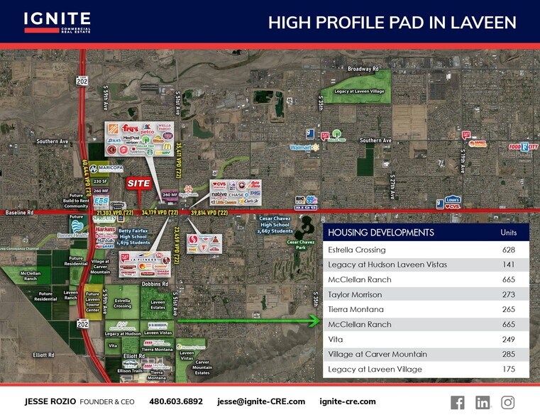 More Photos Of SWC of 55th Ave & Baseline Rd, Laveen Land For Lease