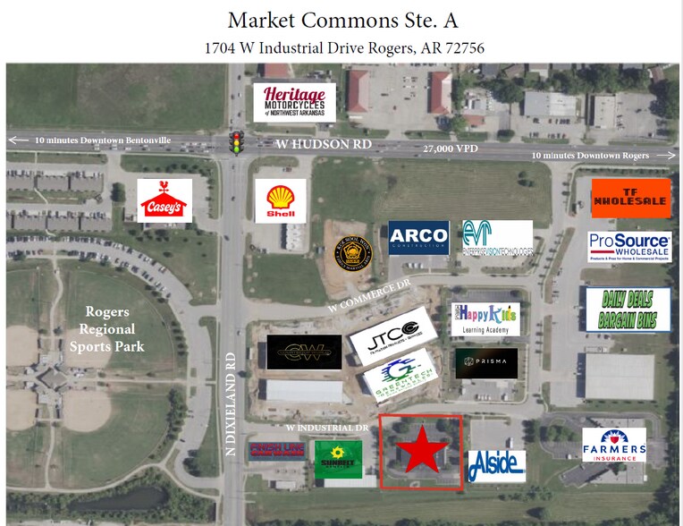 More Photos Of 1704 W Industrial Dr, Rogers Office For Lease