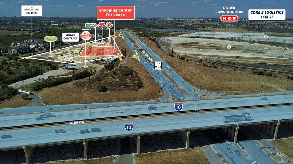 More Photos Of 1604 E at IH-10 E, Converse General Retail For Lease