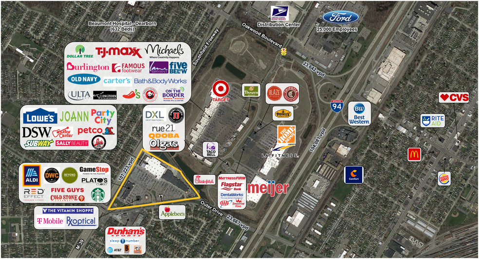 More Photos Of 23111-23233 Outer Dr, Allen Park Unknown For Lease