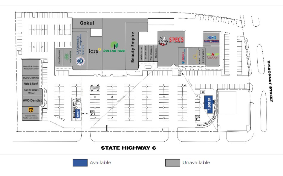 More Photos Of 9404-9478 S Hwy 6, Houston Unknown For Lease