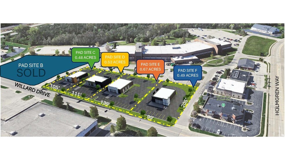 More Photos Of 700 Pilgrim Way, Ashwaubenon Land For Sale