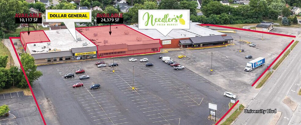 Primary Photo Of 655-675 N University Blvd, Middletown General Retail For Lease