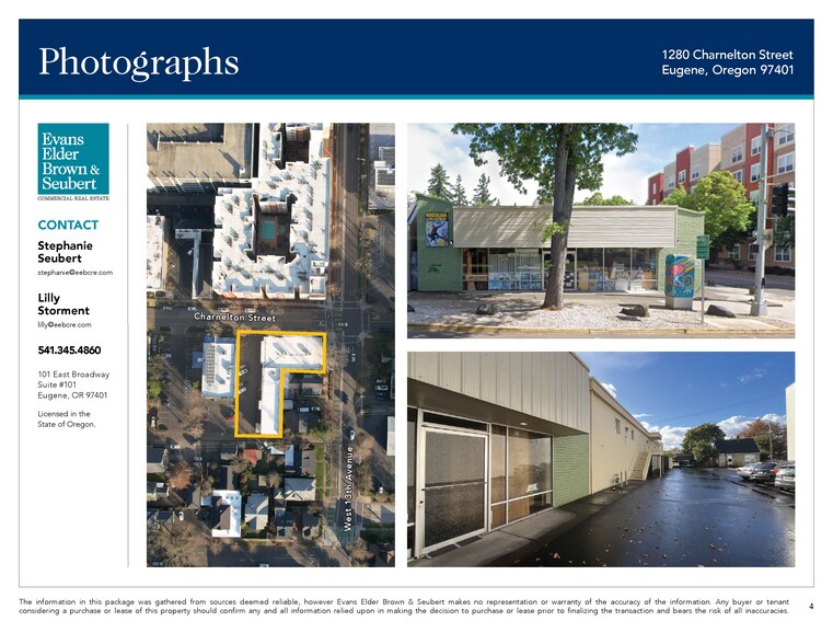 More Photos Of 1280 Charnelton St, Eugene Storefront Retail Office For Lease