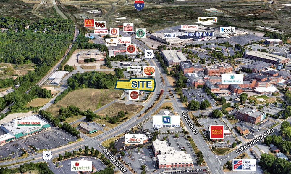 More Photos Of 1343 Concord Pky, Concord Land For Lease