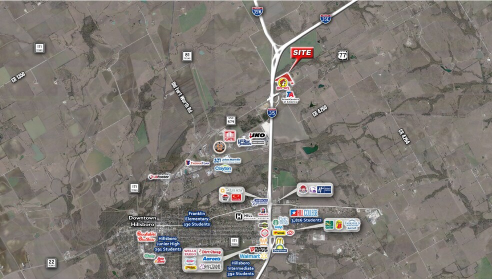 Primary Photo Of NEC of I-35E and US-77, Hillsboro Land For Sale