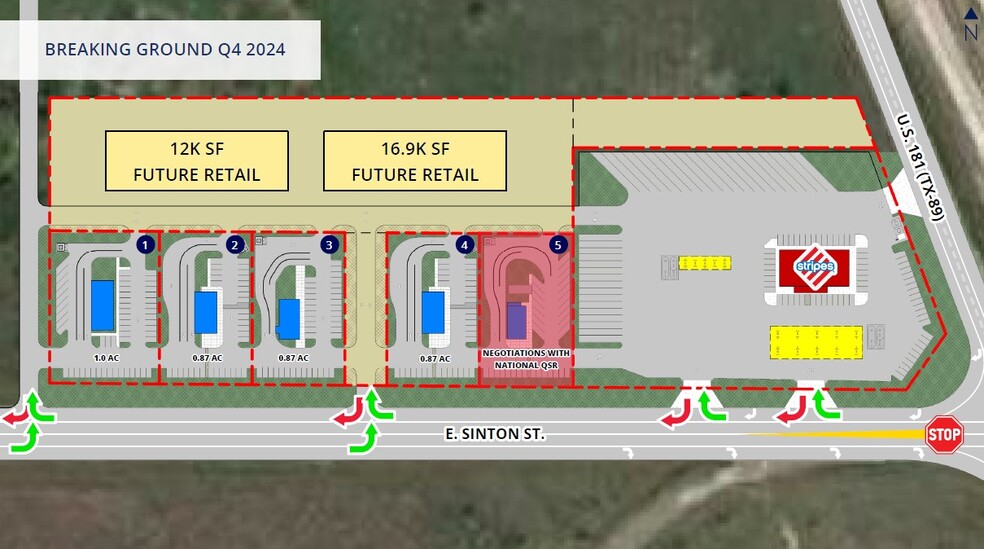 Primary Photo Of NWC of TX-89 (U.S. 181) & E. Sinton St., Sinton Land For Lease