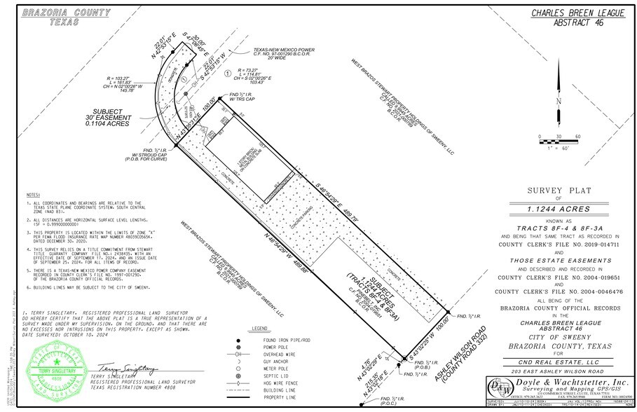More Photos Of 203 E Ashley Wilson Rd, Sweeny Freestanding For Lease