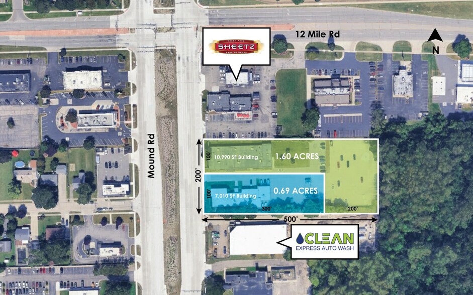 Primary Photo Of 28800-28820 Mound Rd, Warren Land For Sale