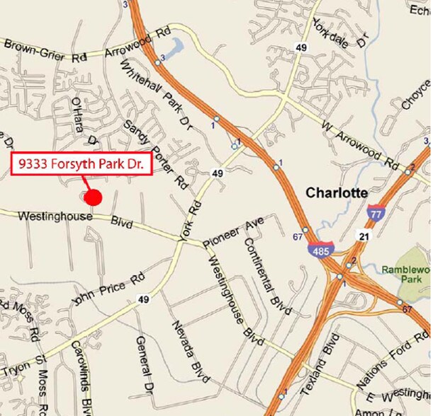 More Photos Of 9333 Forsyth Park Dr, Charlotte Warehouse For Sale