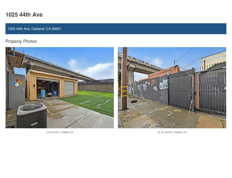 More Photos Of 1025 44th Ave, Oakland Warehouse For Sale